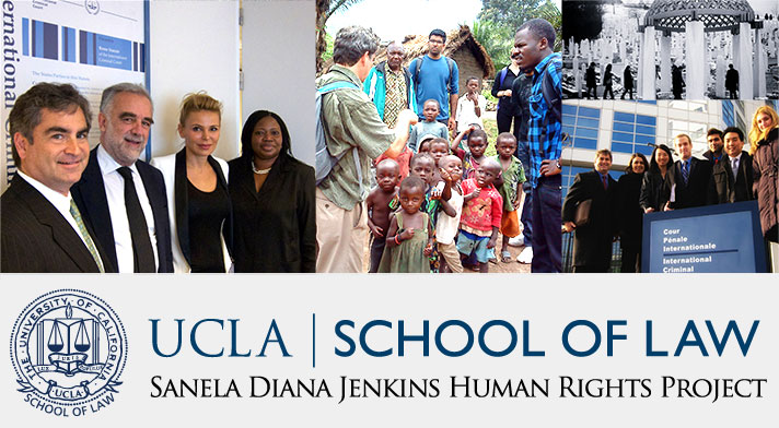 Logo for the Sanela Diana Jenkins Human Rights Project of the UCLA School of Law