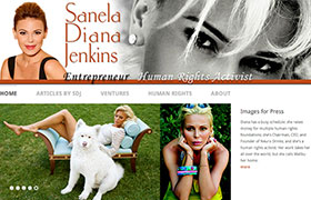 Home page of the Diana Jenkins Personal Site at http://dianajenkins.com