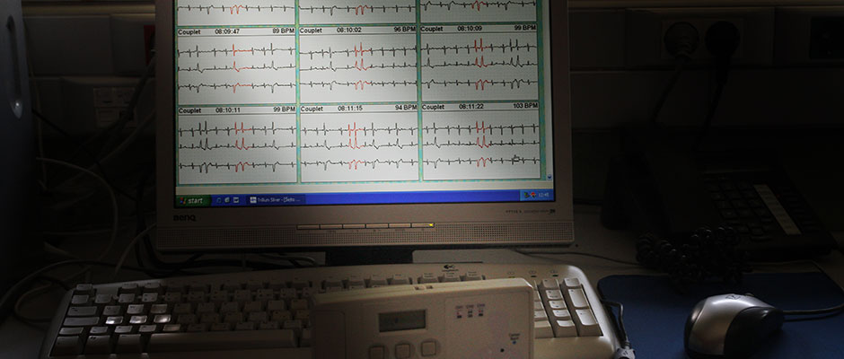 Heart Monitoring on a Computer Screen | Praćenje rada srca na monitoru